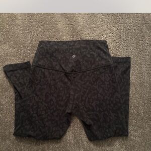 Lululemon Black Patterned Leggings